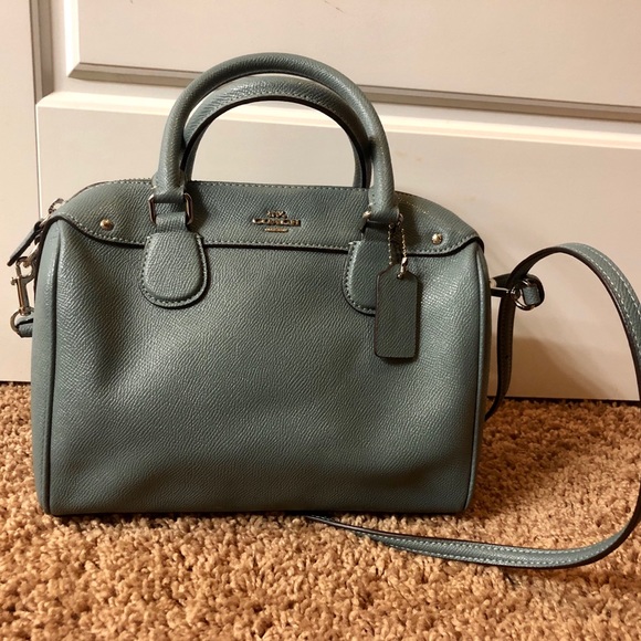 Tiffany Blue Coach Purse - Picture 1 of 1